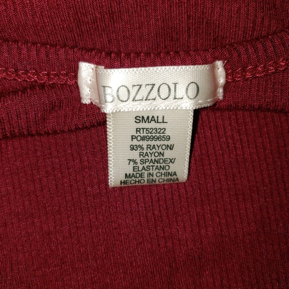 NWOT Strappy maroon tank - Picture 3 of 4